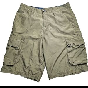 Oakley 3 Men's Military Green Waist 32 Outdoor Hiking Performance Cargo Shorts